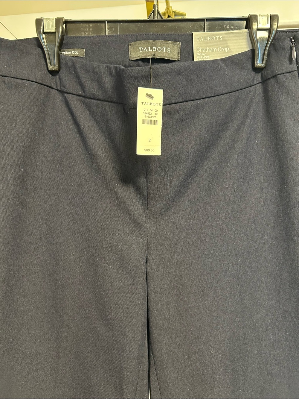 Talbots Women’s Chatham Crop Pants - Navy Size 2